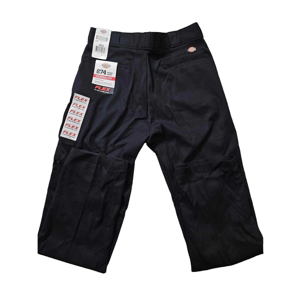 Men's Dickies 874 Pants Original Fit Work Pants Uniform Straight Leg Black - Picture 2 of 2